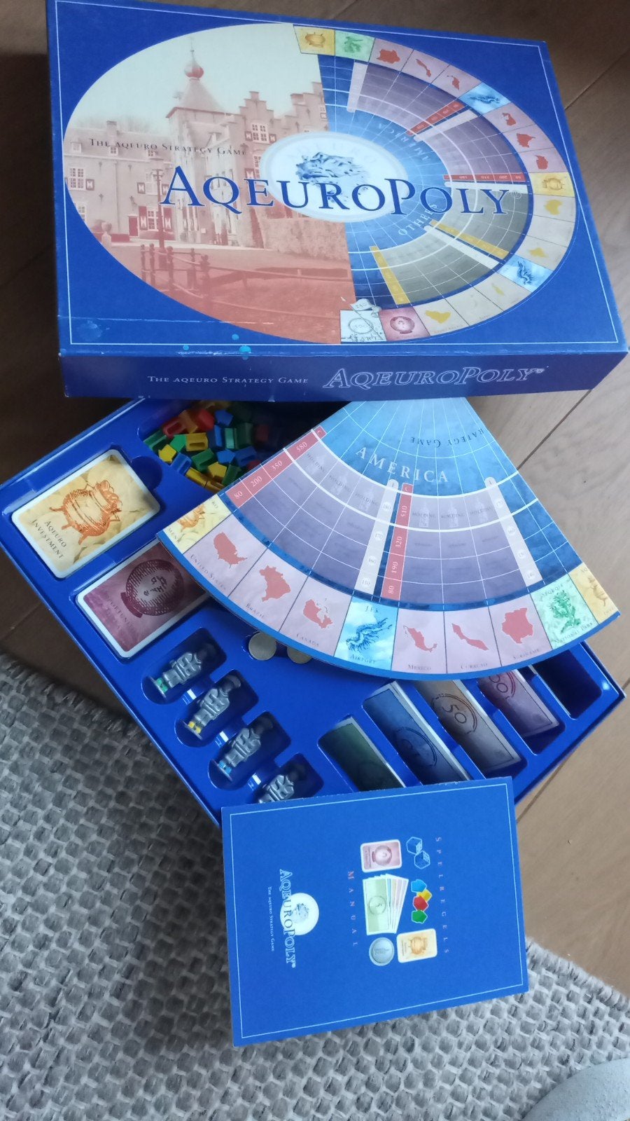 Aqeuropoly ZGAN, Drie of vier spelers, Ophalen of Verzenden, Zo goed als nieuw