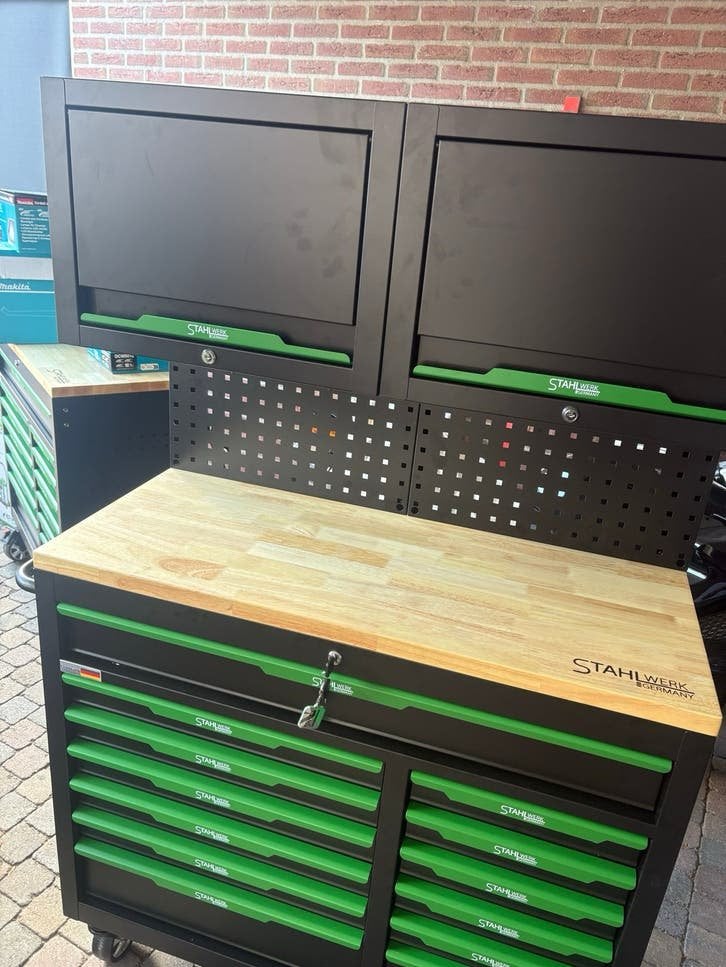 Stahlwerk Gereedschapswagen met uitgebreide gereedschapset, Ophalen, Nieuw, Gereedschapsopslag, Overige merken