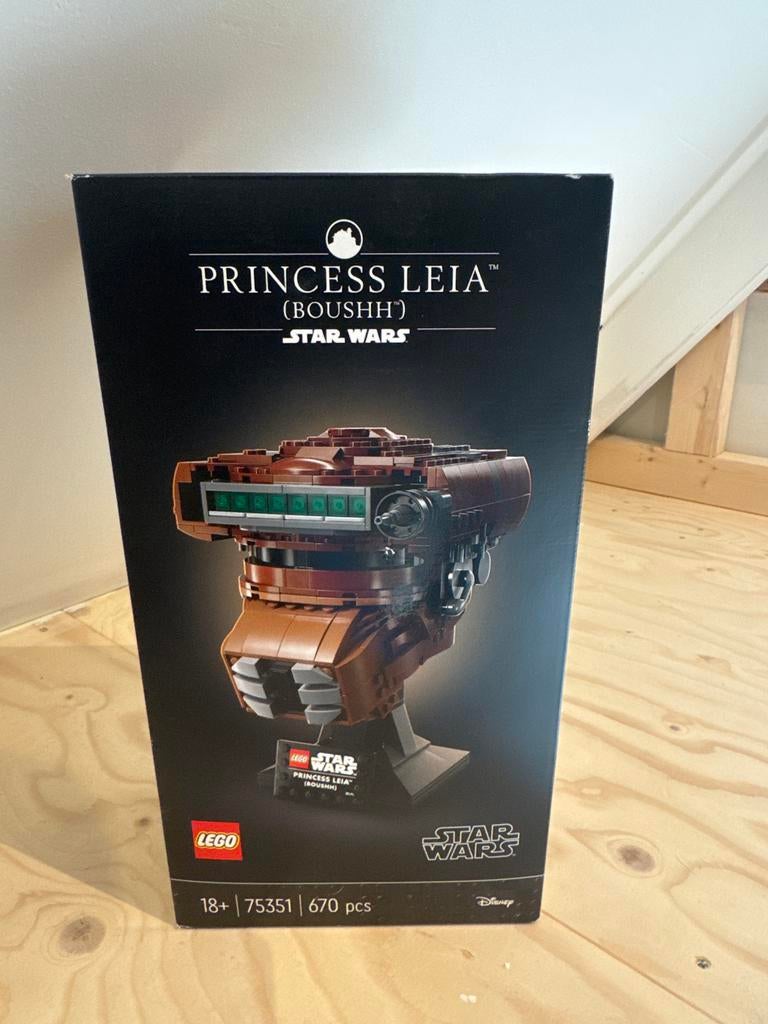 NIEUW LEGO Star Wars Princess Leia (Boushh) Helm 75351, Ophalen of Verzenden, Nieuw