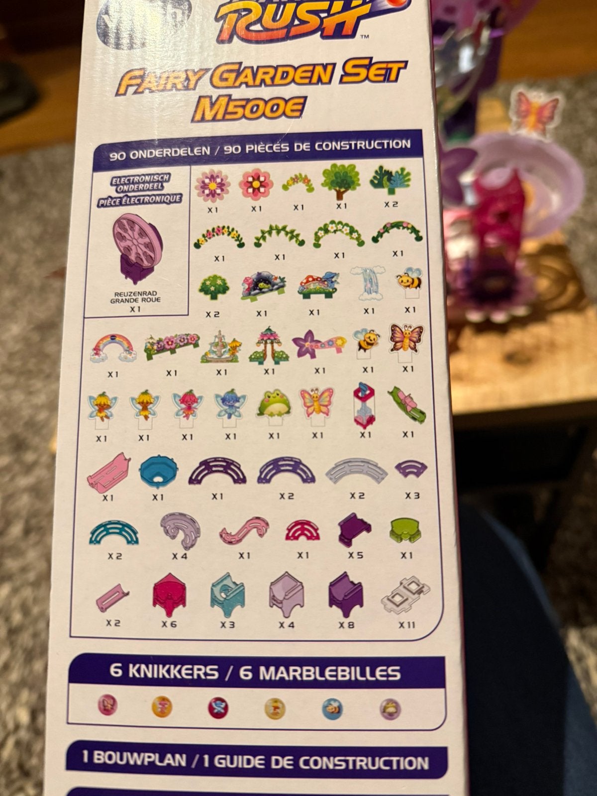 Vtech marble rush knikkerbaan fairy garden zgan, Ophalen of Verzenden, Zo goed als nieuw