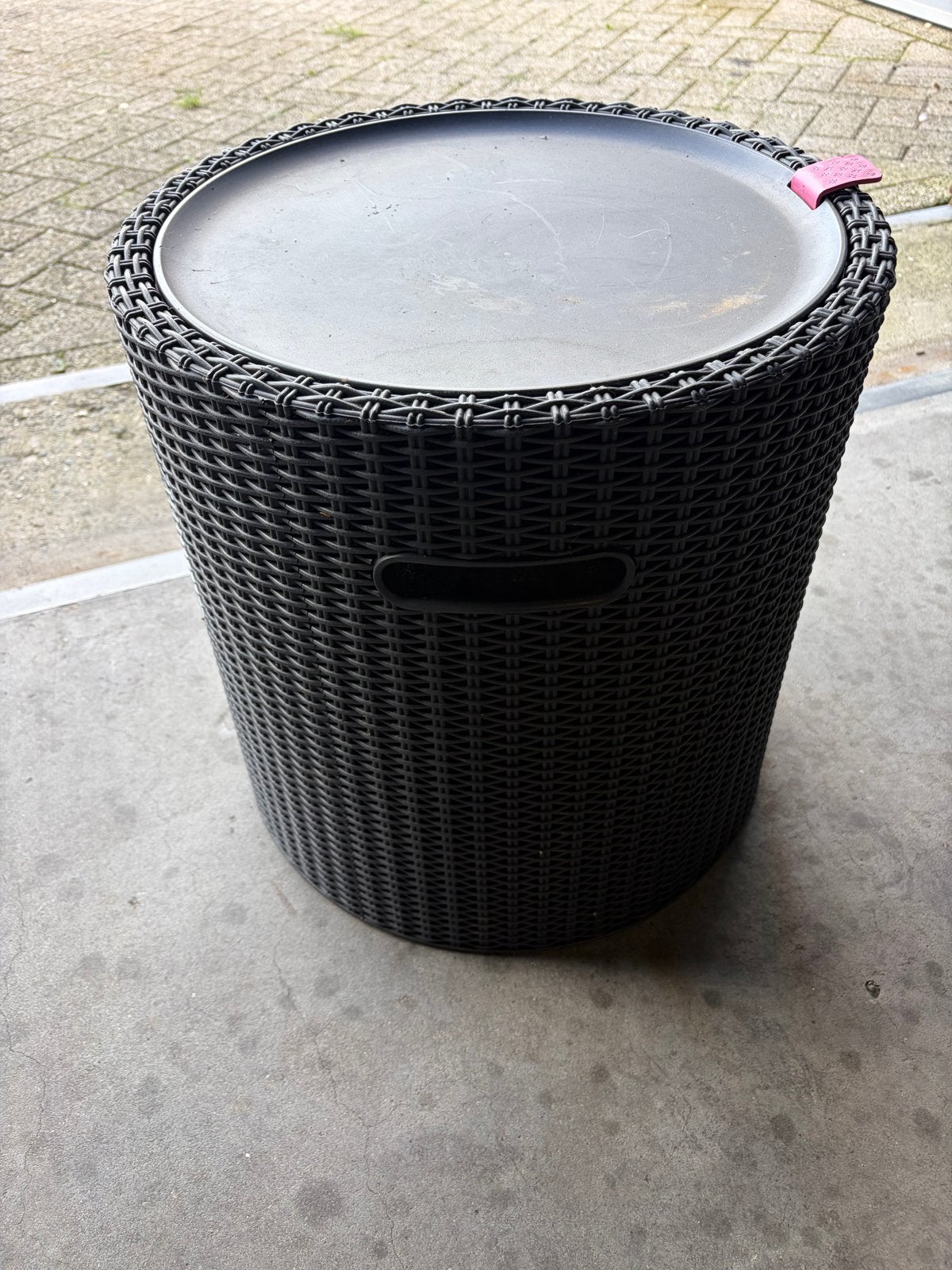 Koelbox bijzettafel - 45 cm hoog, 43 cm breed, Ophalen, Gebruikt, Rond, Kunststof