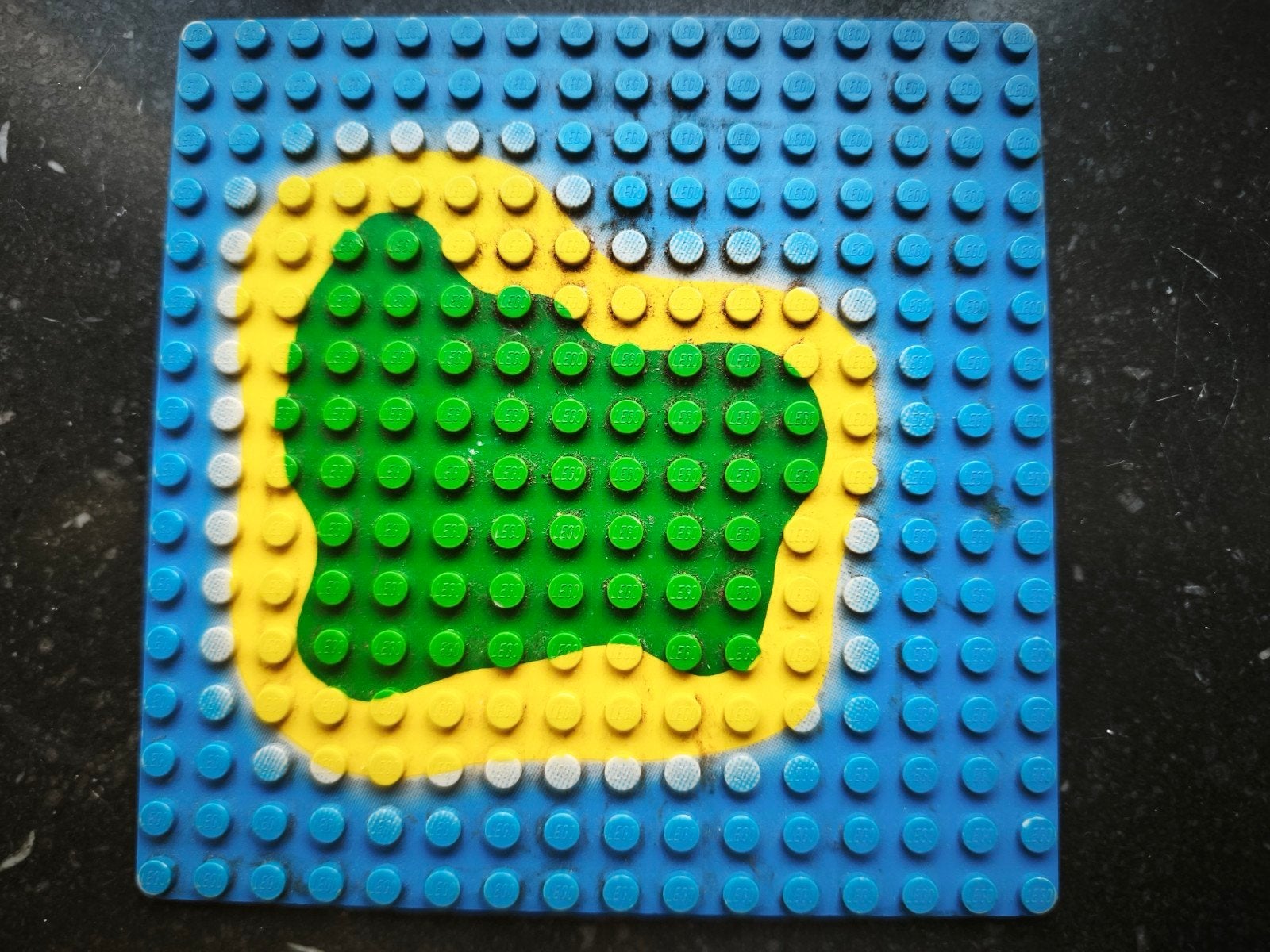 Lego baseplate eiland piraten 16x16 set 6260 6265, Kinderen en Baby's, Speelgoed | Duplo en Lego, Gebruikt, Lego, Grondplaat, Pirates