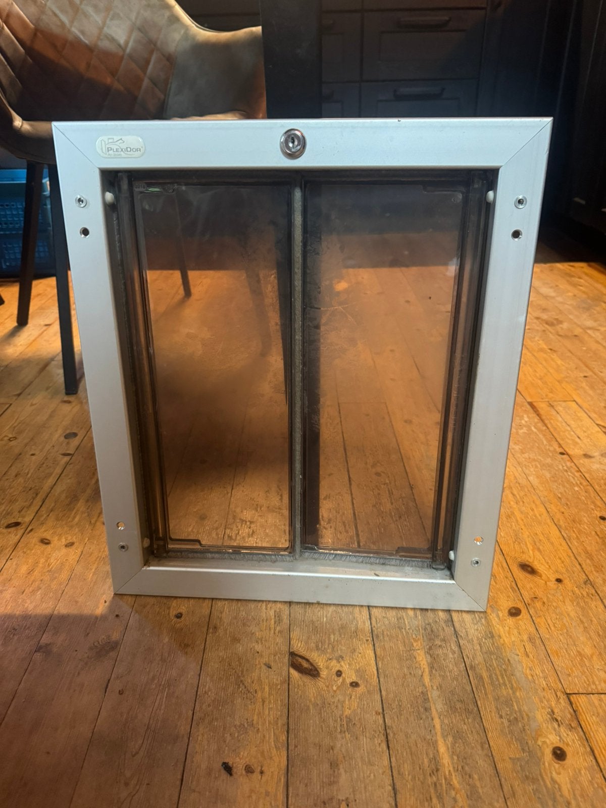 Plexidor Hondenluik maat L, Dieren en Toebehoren, Ophalen of Verzenden, Gebruikt