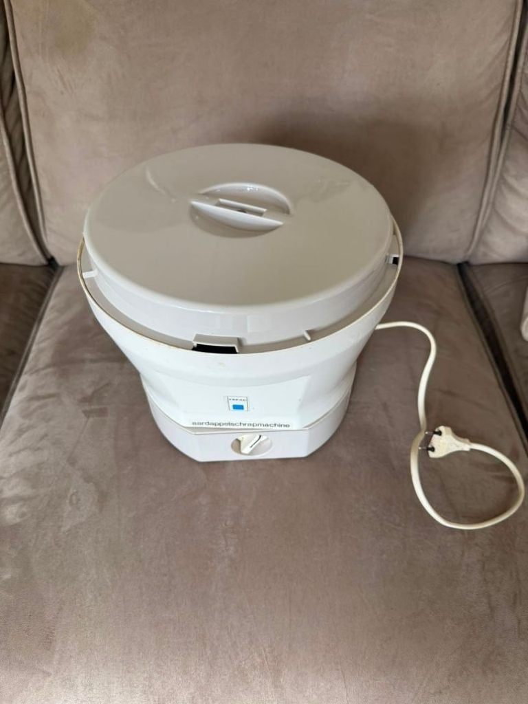 Aardappelschraapmachine kleur wit, Ophalen of Verzenden, Gebruikt, Wit, Kunststof