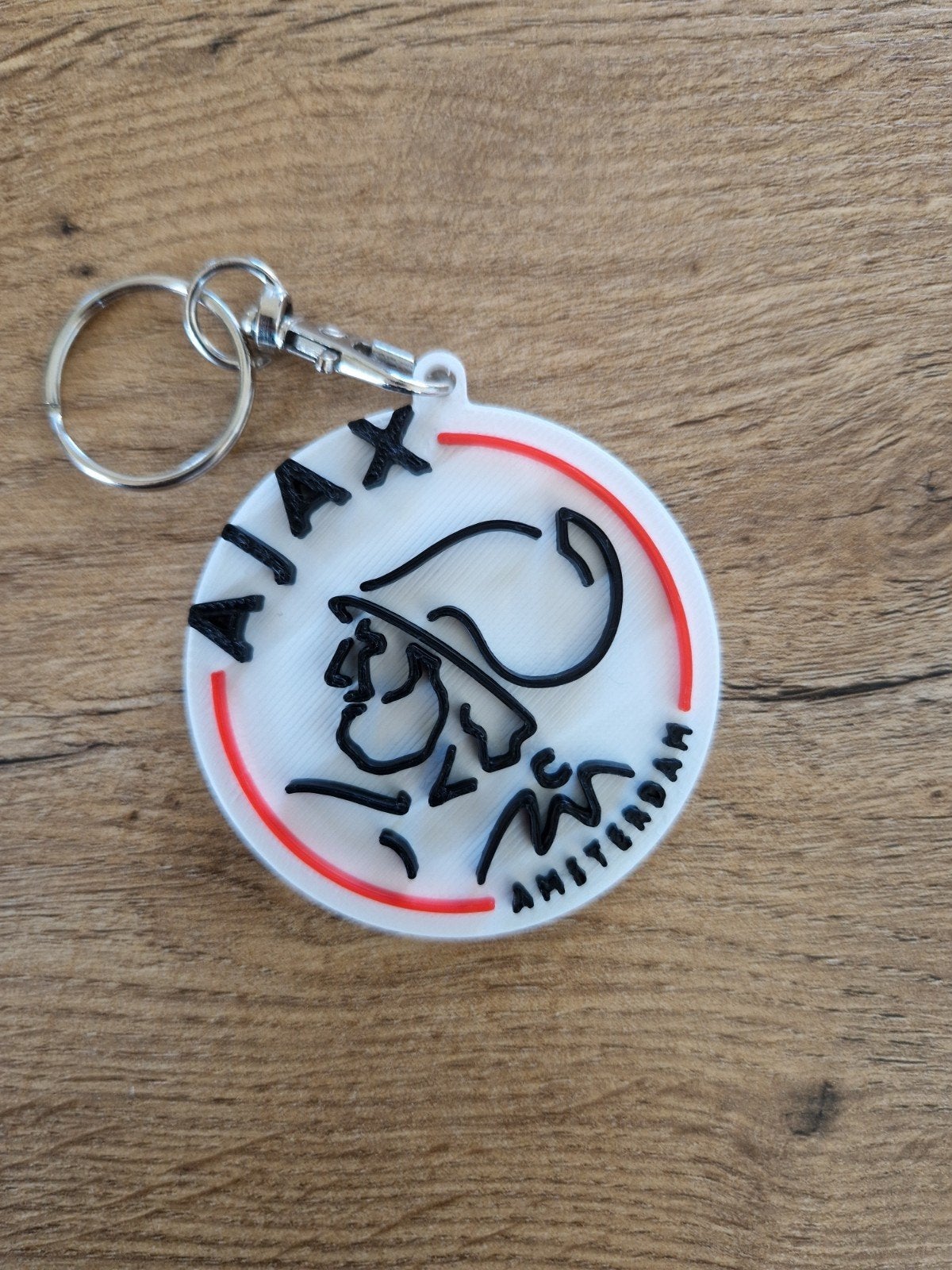 Unieke 3d Ajax sleutelhanger, Ophalen of Verzenden, Nieuw, Sport