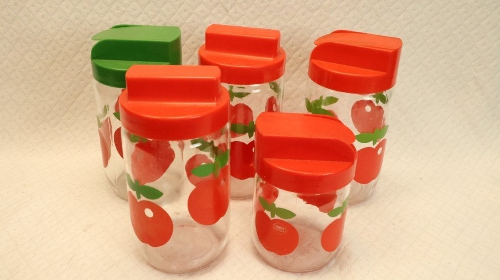 Vintage Henkel bokalen appel, Verzamelen, Ophalen of Verzenden, Huis en Inrichting