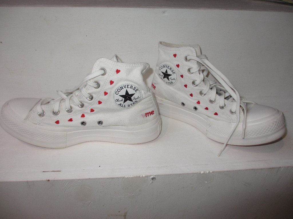 Converse Love me schoenen maat 39 nauwelijks gedragen, Overige kleuren, Ophalen of Verzenden, Gedragen, Veterschoenen