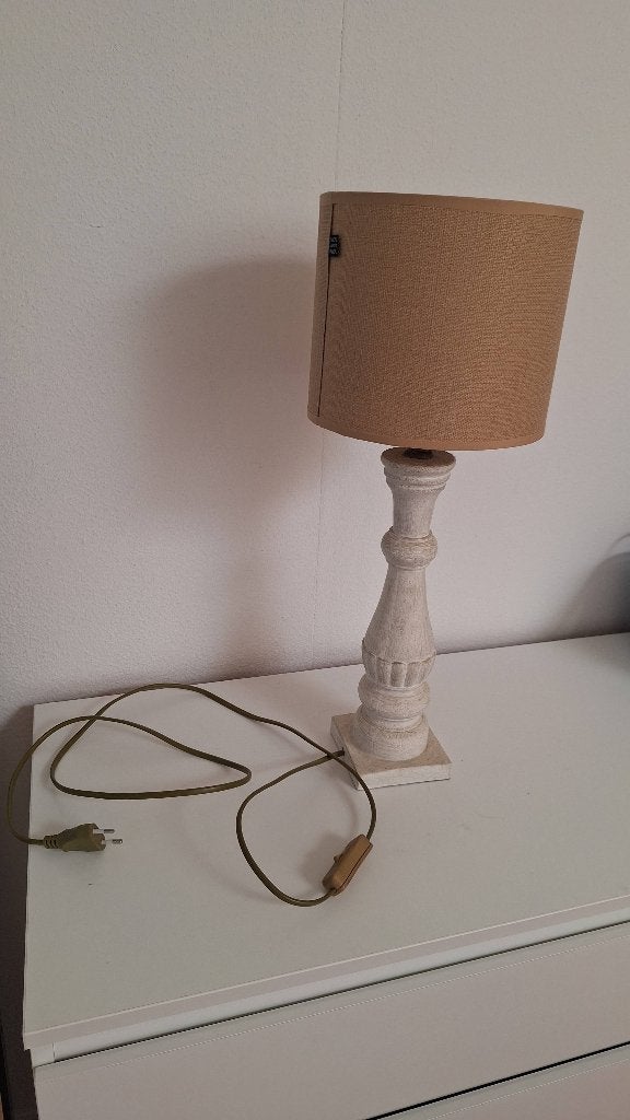 Tafellamp, Ophalen, Gebruikt, Met schakelaar, 53 cm