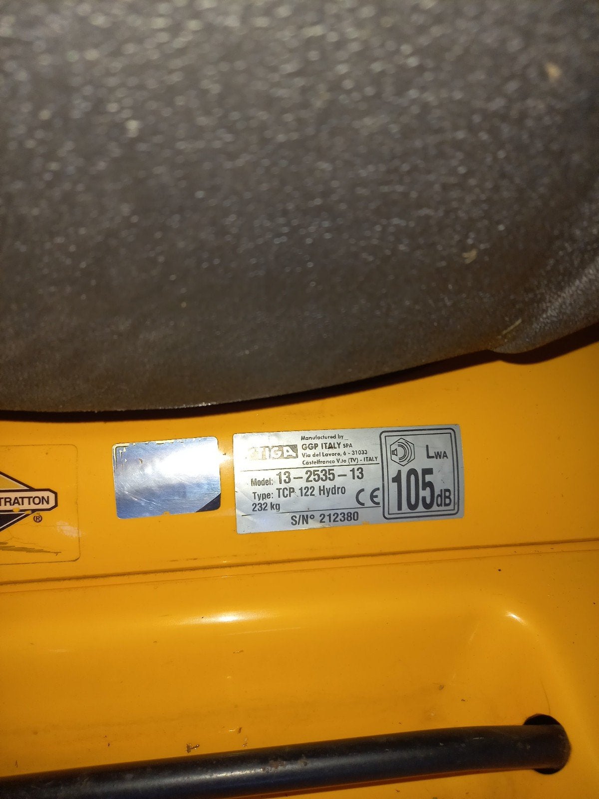 Goed onderhouden Stiga Estate TCP122hydro zitmaaier, Ophalen, Gebruikt, Stiga, Opvangbak