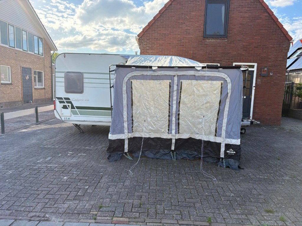 Voortent san Antonia, Caravans en Kamperen, Ophalen, Zo goed als nieuw, Polyester, Dorema