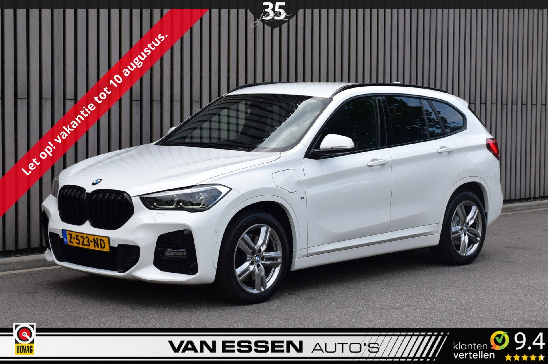 BMW X1 xDrive25e M-Sport Navigatie Led Stoelverw. Cruise Con, Auto's, BMW, 8 kWh, Wit, Bedrijf, Vierwielaandrijving