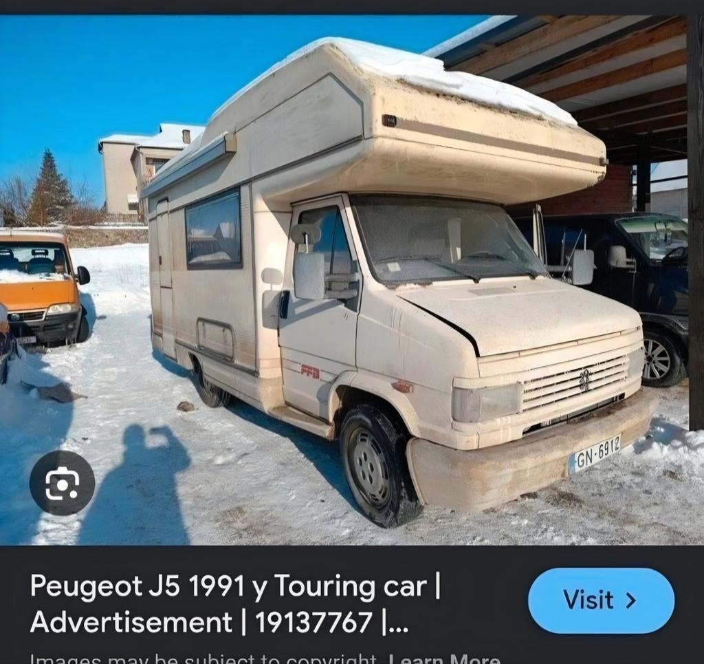 Gezocht: Grill Peugeot J5 wit (camper), Ophalen