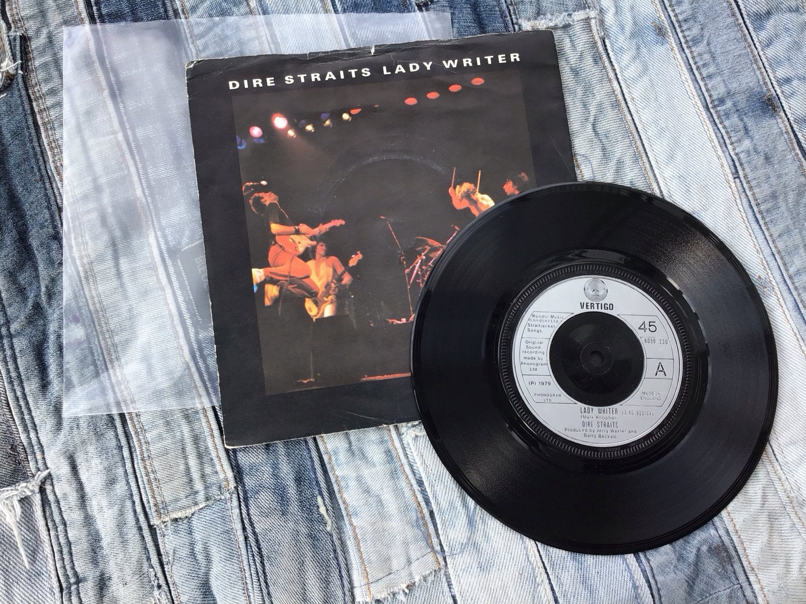 Dire Straits - Lady Writer 7 inch vinyl single (1979), Gebruikt, 7 inch, EP, Rock en Metal