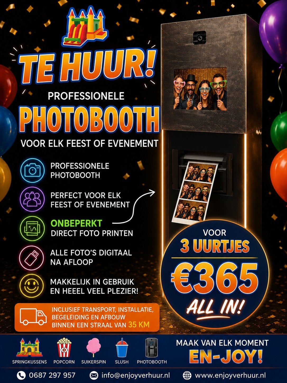 Photobooth te huur, Ophalen of Verzenden, Zo goed als nieuw, Verjaardag