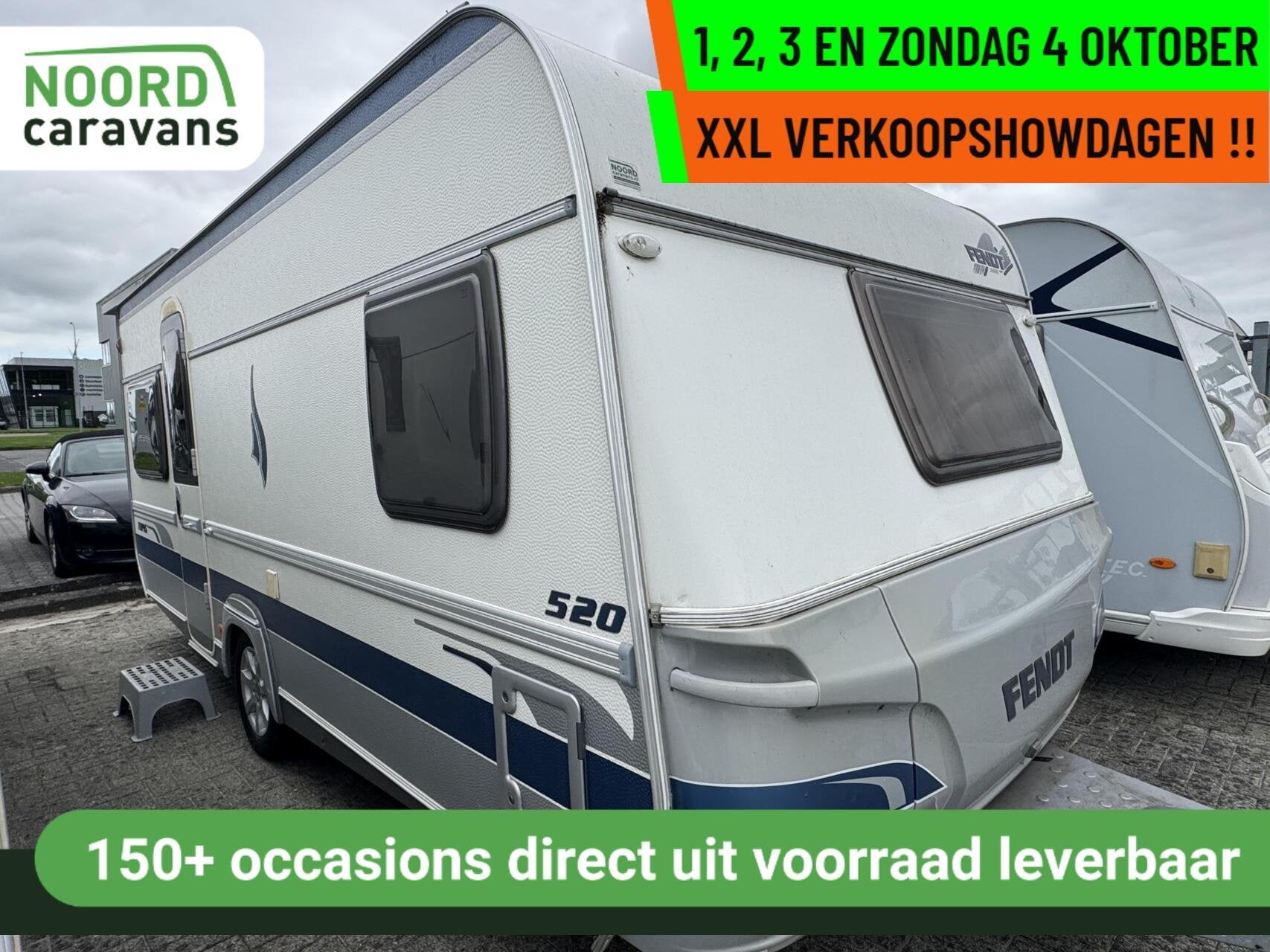 Fendt 520 - XXL VERKOOPSHOW 1,2,3 & 4 OKT. 10-17 UUR, Rondzit, 7 tot 8 meter, Bedrijf, Douche