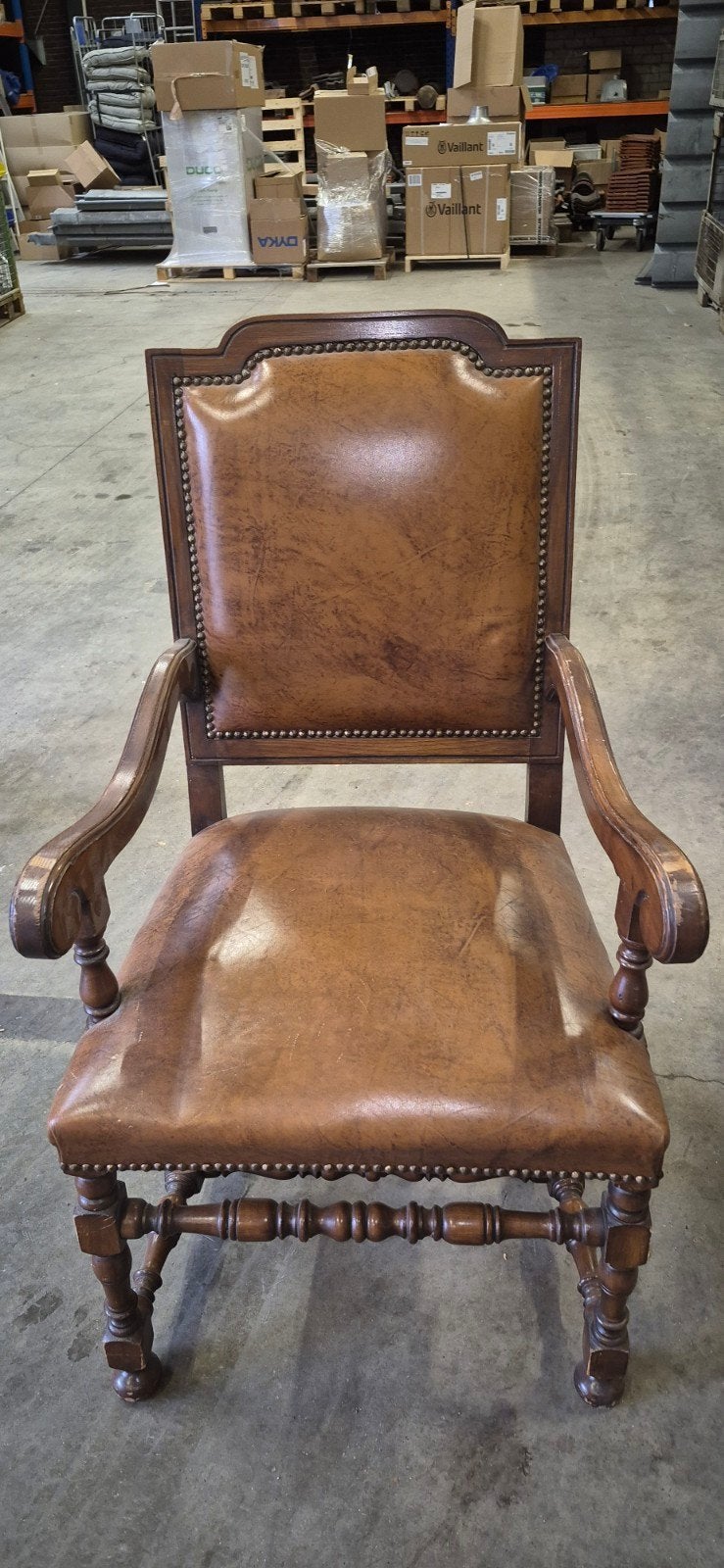 6 antieke eetkamerstoelen, Antiek en Kunst, Antiek | Meubels | Stoelen en Banken, Ophalen