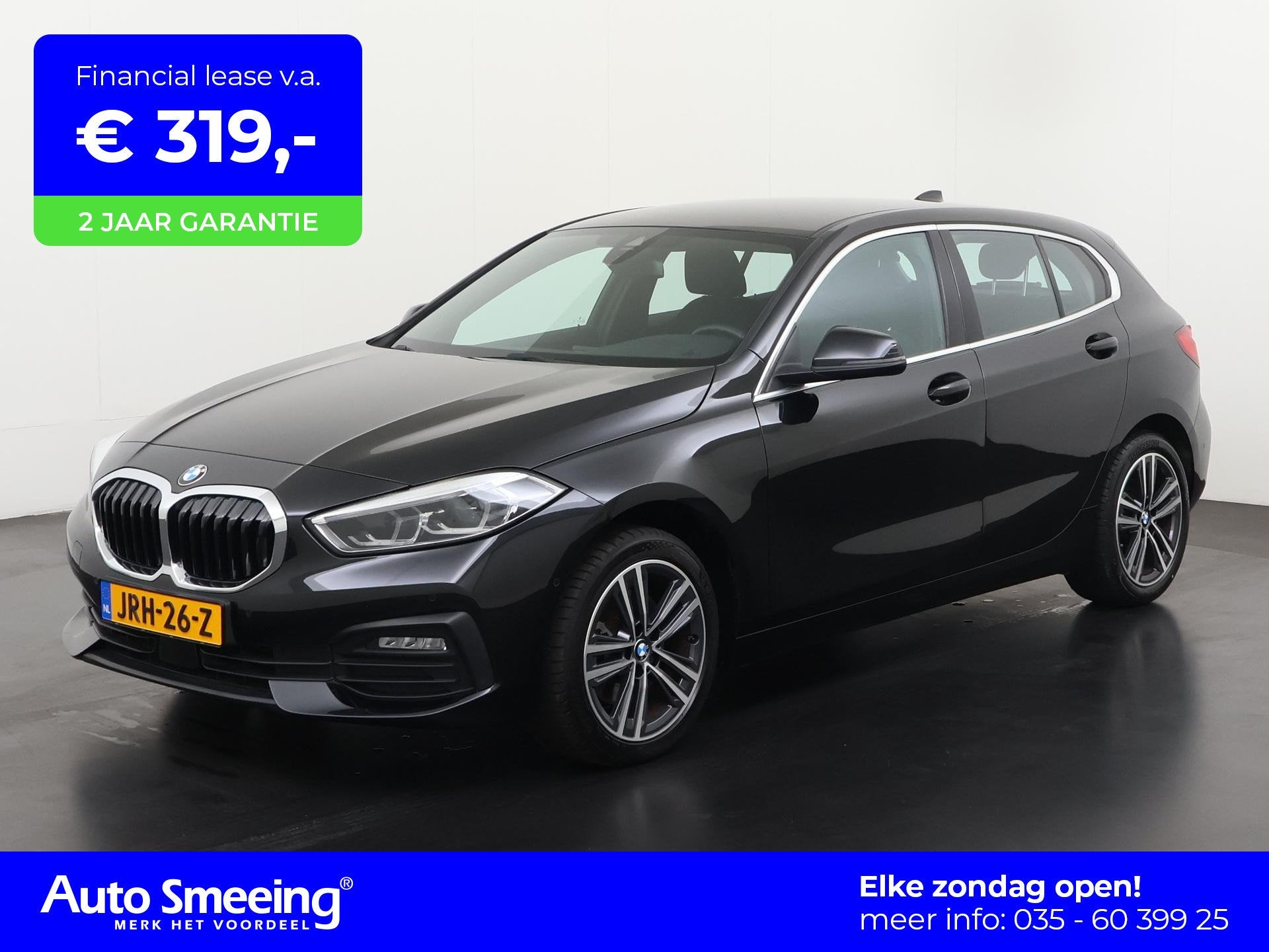 BMW 1 Serie 118i Executive Automaat | Live Cockpit Professio, Auto's, Gebruikt, Zwart, 3 cilinders, Geïmporteerd