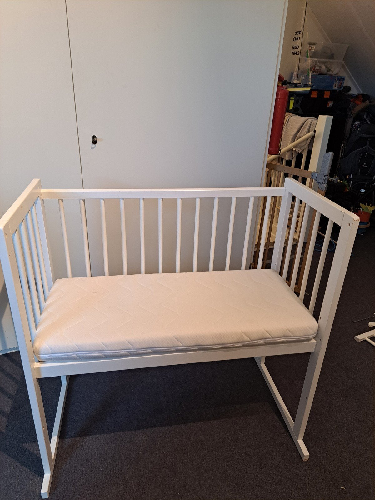 Petit Amelie co-sleeper met schuifhek, Ophalen, Gebruikt, Wieg