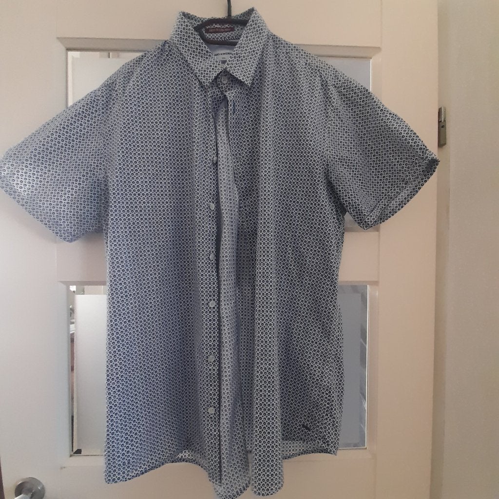 Korte mouwen blouse, Blauw, Ophalen of Verzenden, No Excess, Gedragen