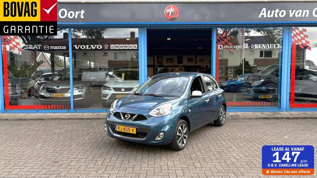 Nissan Micra 1.2 Connect Edition N-TEC ,Trekhaak. PDC, Clima, Auto's, Nissan, Voorwielaandrijving, Stof, Gebruikt, Blauw