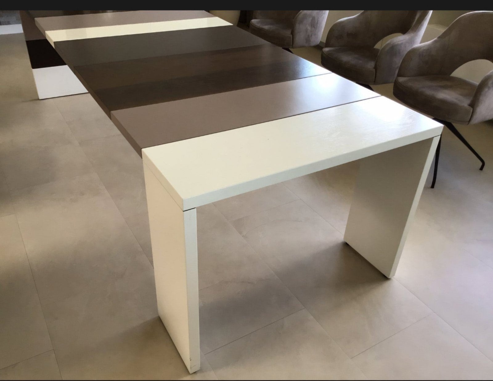 Design eettafel/vergadertafel Castelijn, 2.70m, Huis en Inrichting, Ophalen, Gebruikt, 100 tot 150 cm, 200 cm of meer