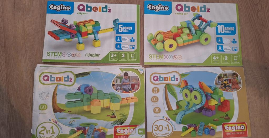 Engino Qboidz groot set bouwstenen! Vergelijkbaar Lego duplo, Ophalen of Verzenden, Gebruikt, Losse stenen