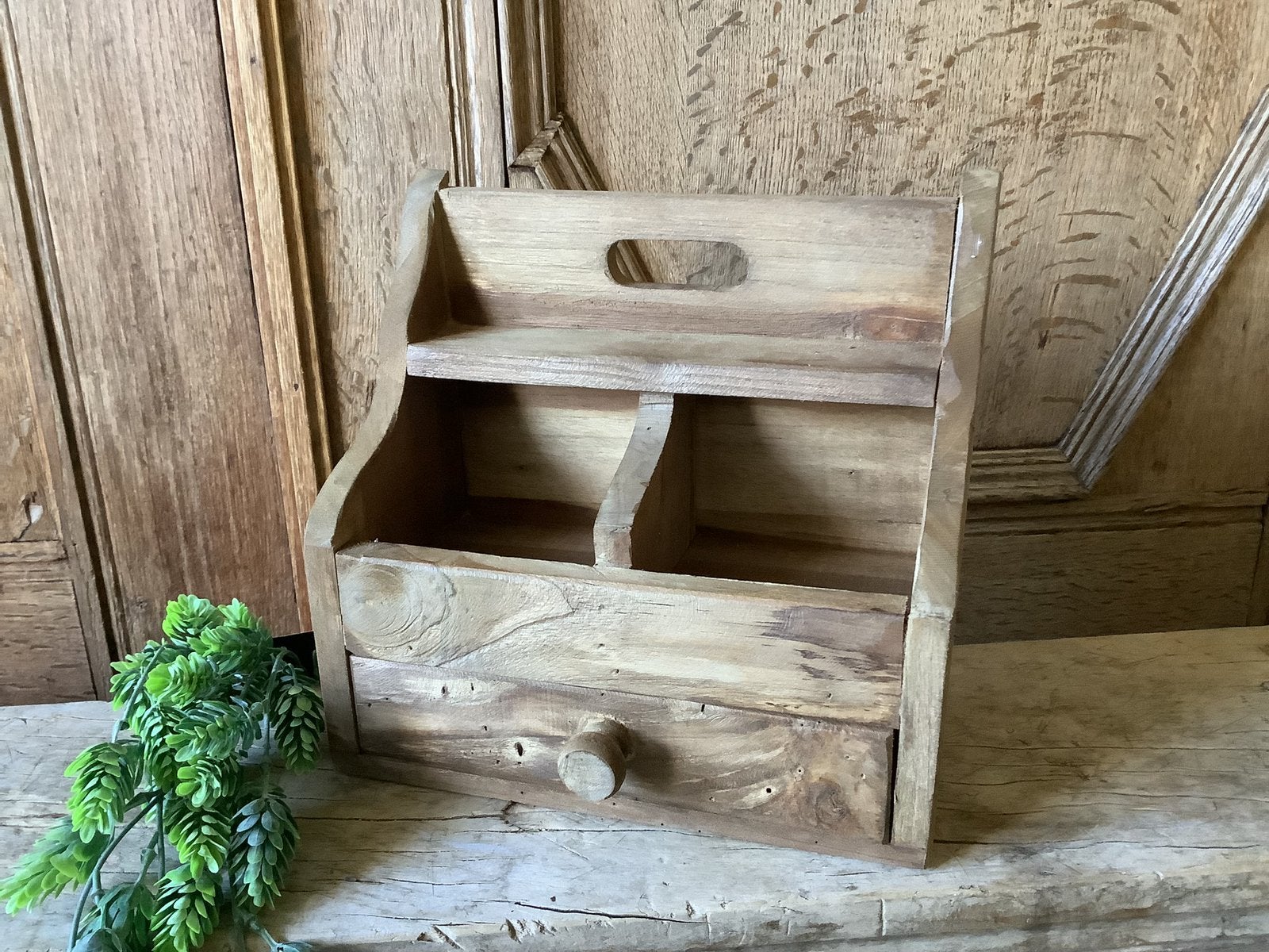 NIEUW teak houten gruttersbak met lade, Ophalen of Verzenden, Nieuw