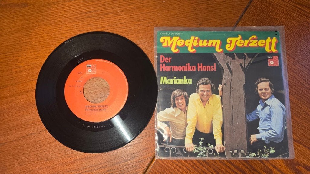 Medium Terzett der Harmonika hansl, LP, Overige genres, 7 inch, Ophalen of Verzenden