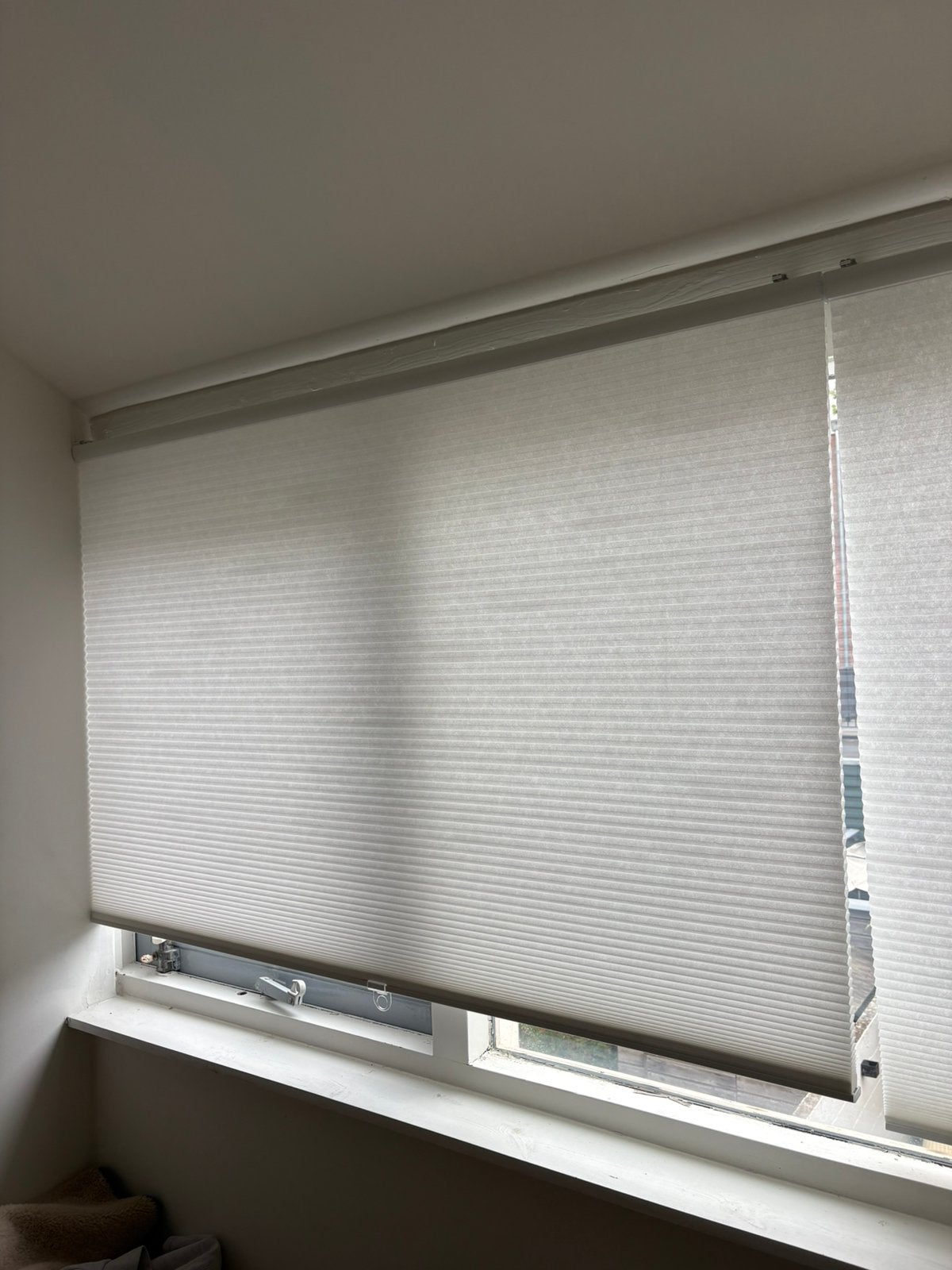 2 stuks plisségordijnen wit IKEA, IKEA, Ophalen, Zo goed als nieuw, Wit