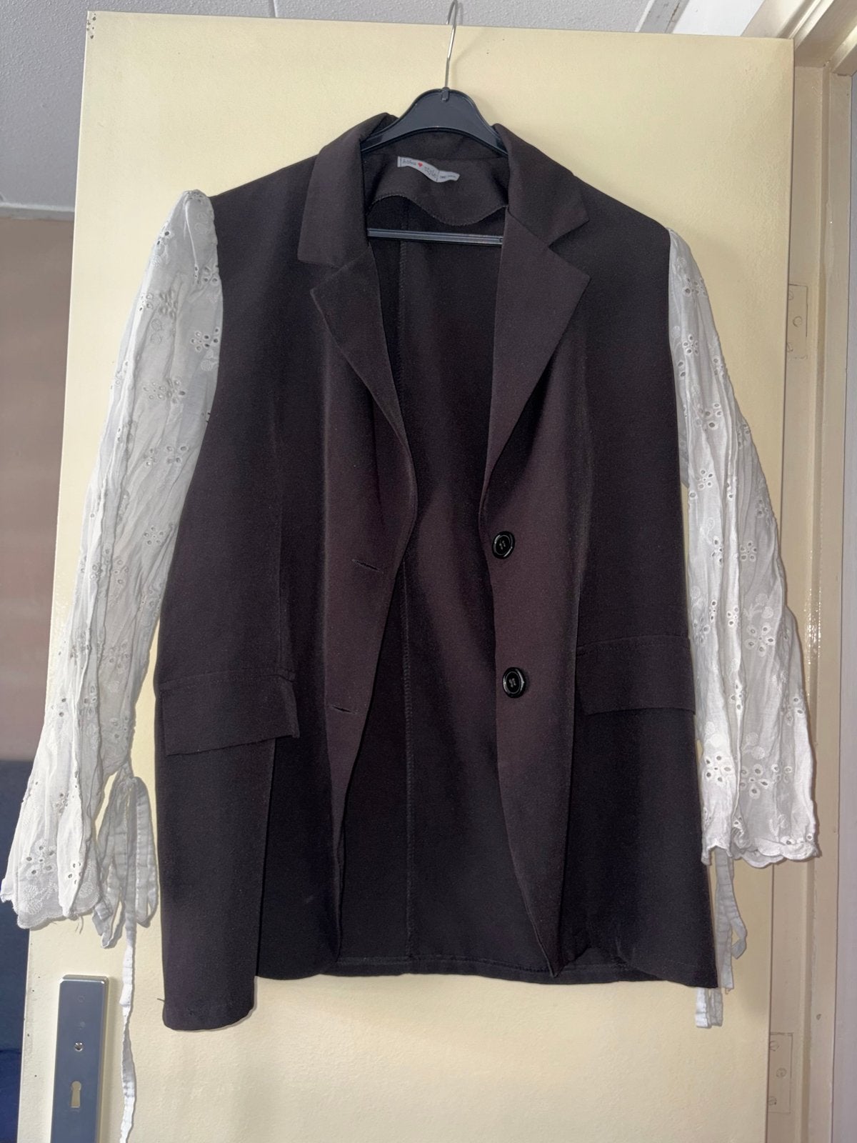 Biba Style Jasje met Kanten Mouwen - One Size, Kleding | Dames, Zwart, Maat 42/44 (L), Ophalen of Verzenden, Zo goed als nieuw