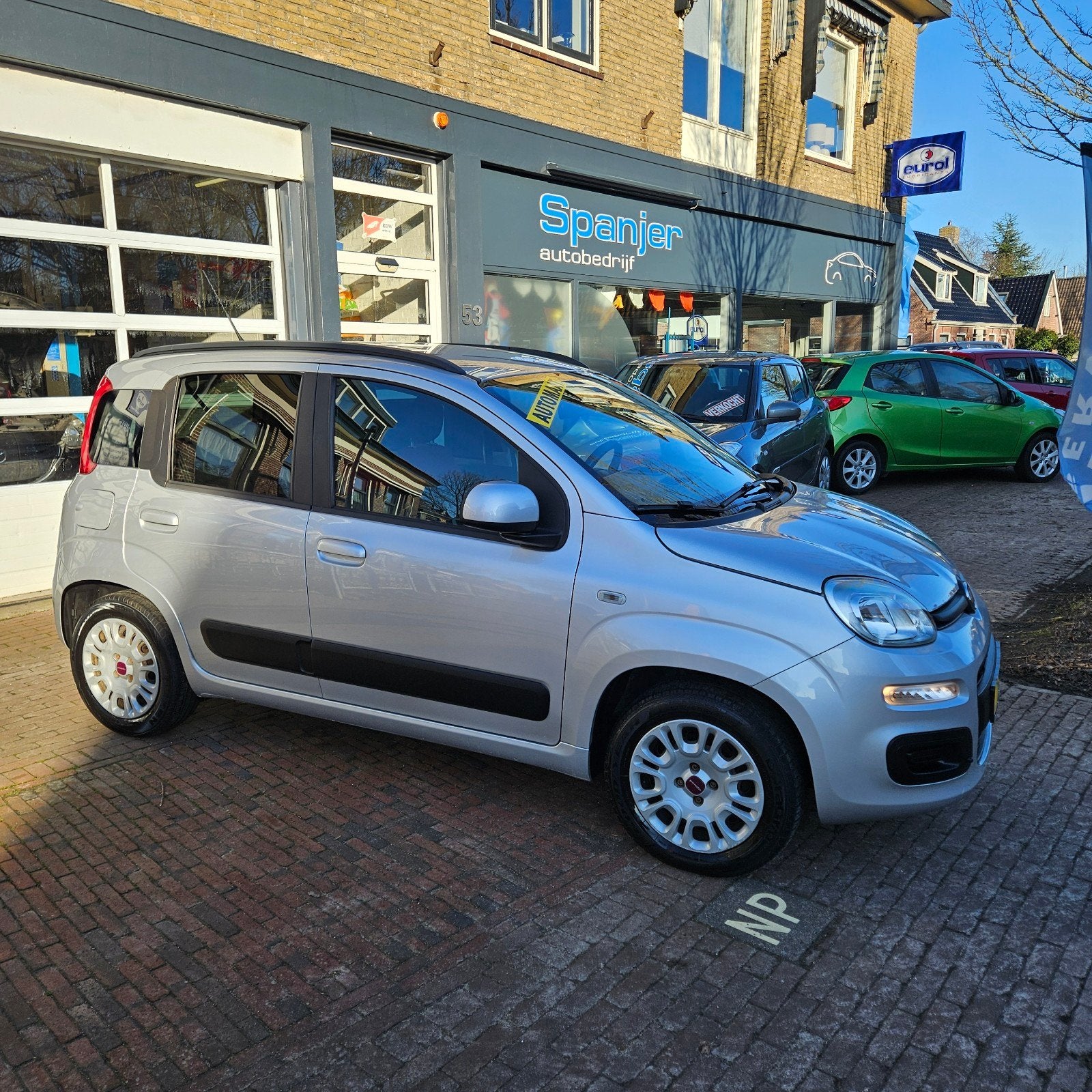 Fiat Panda 0.9 Twinair 63KW 2013, nwe Apk bij aflevering., Auto's, Fiat, Stof, 40 €/maand, Panda, Metallic lak