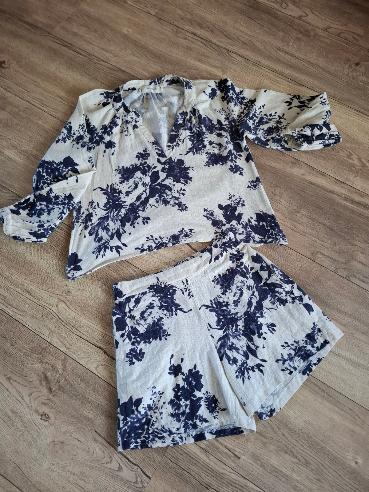 Co ord set. Pak. Zara. Only. Jubylee. S/M., Ophalen of Verzenden, Zo goed als nieuw, Blauw, Onder de knie