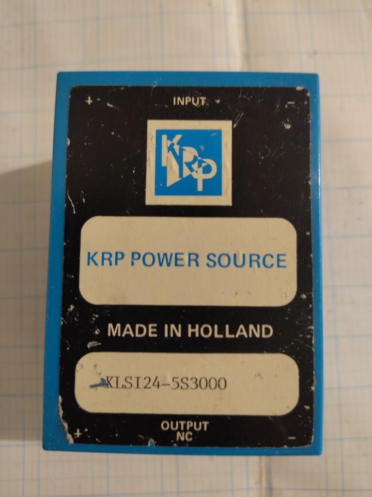 KRP Power Source KLSI24-5S3000 voeding Klaasing, Ophalen of Verzenden, Gebruikt