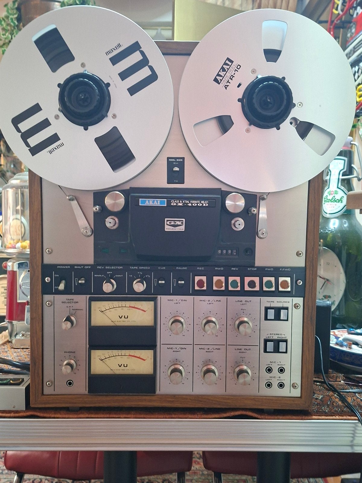 akai gx-400d bandrecorder., Audio, Tv en Foto, Ophalen of Verzenden, Bandrecorder