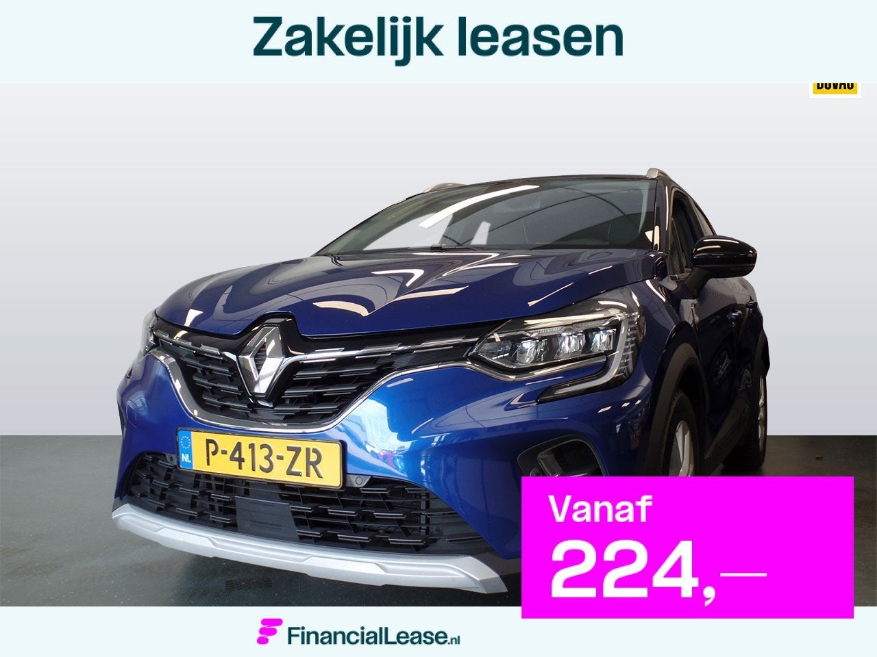 Renault Captur 1.6 E-Tech Plug-in Hybrid 160 Intens Navigati, 77 km/l, Gebruikt, 4 cilinders, Blauw