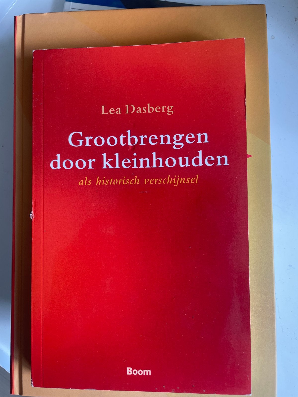 Grootbrengen door kleinhouden - Lea Dasberg, Ophalen of Verzenden, Gelezen