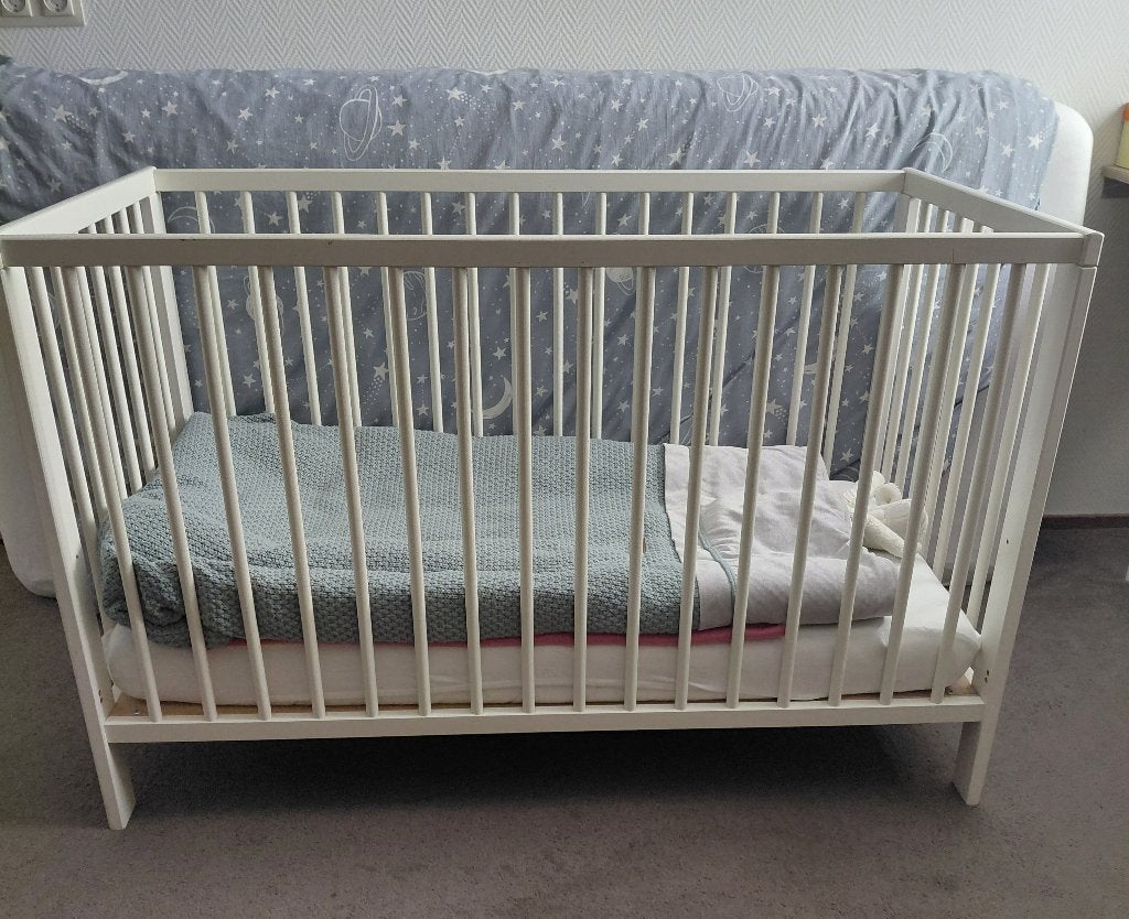 kinderbedje, Kinderen en Baby's, Ophalen, Gebruikt, 70 tot 85 cm, Minder dan 140 cm