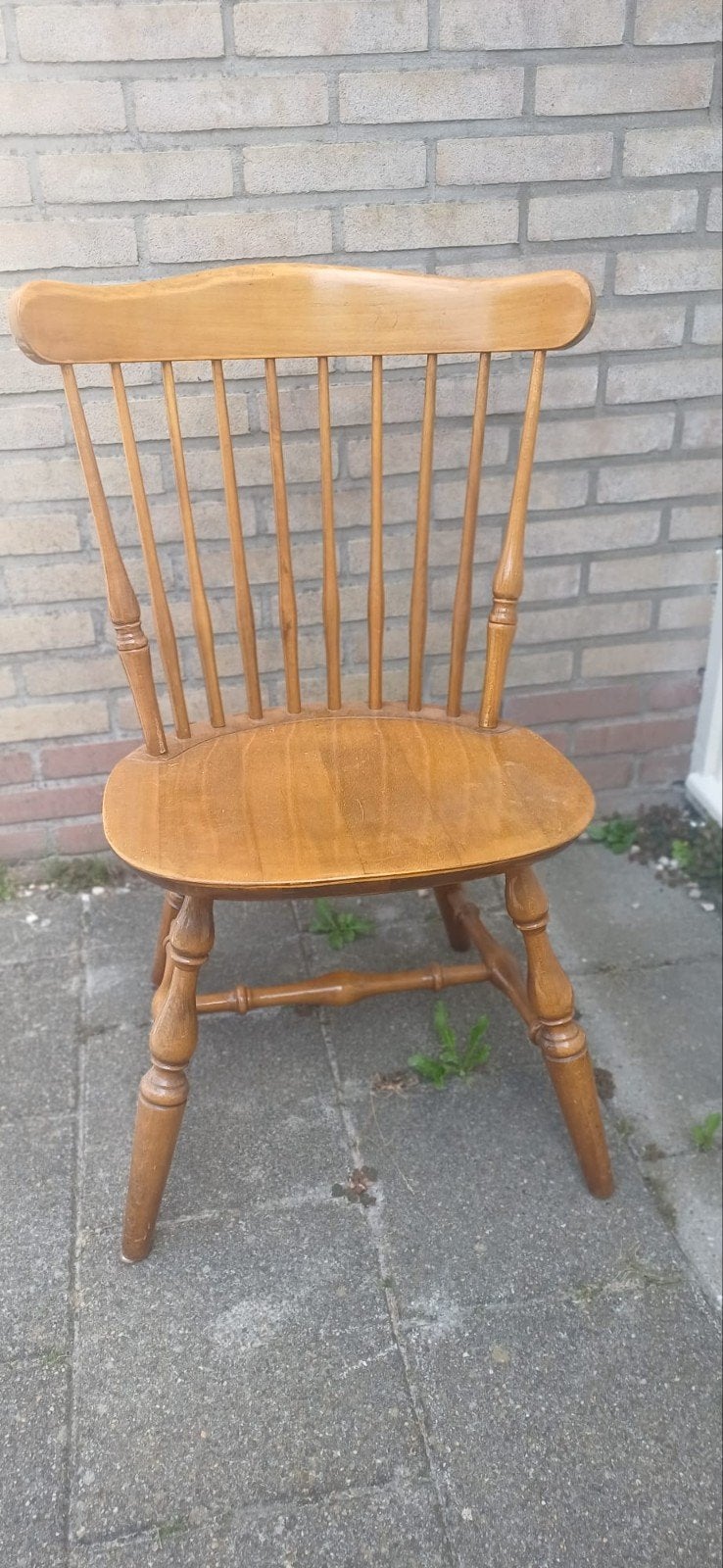 4 Winsor spijlenstoelen, Ophalen