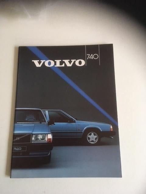 Autofolder/Brochure   Volvo   740    1987         NL, Ophalen of Verzenden, Nieuw, Volvo