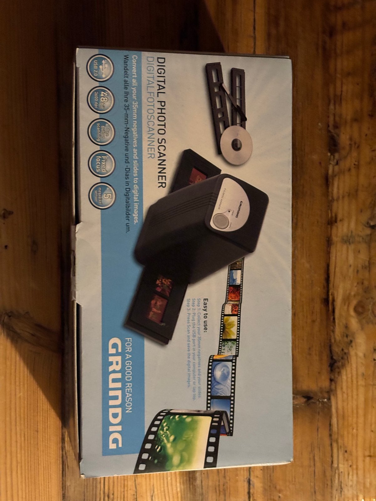 Grundig Digital Fotoscanner voor negatieven en dia's, Ophalen, Nieuw, Diascanner, Windows