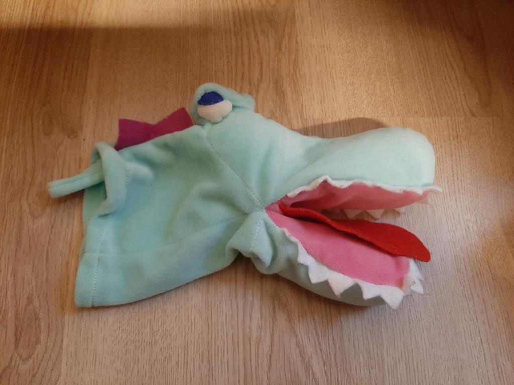 IKEA krokodil handpop 27 cm, Ophalen of Verzenden
