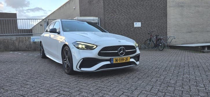 Mercedes-Benz C-Klasse C200 204pk 9G-TRONIC 2021 Wit, Auto's, Automaat, 4 cilinders, Wit, 93 €/maand