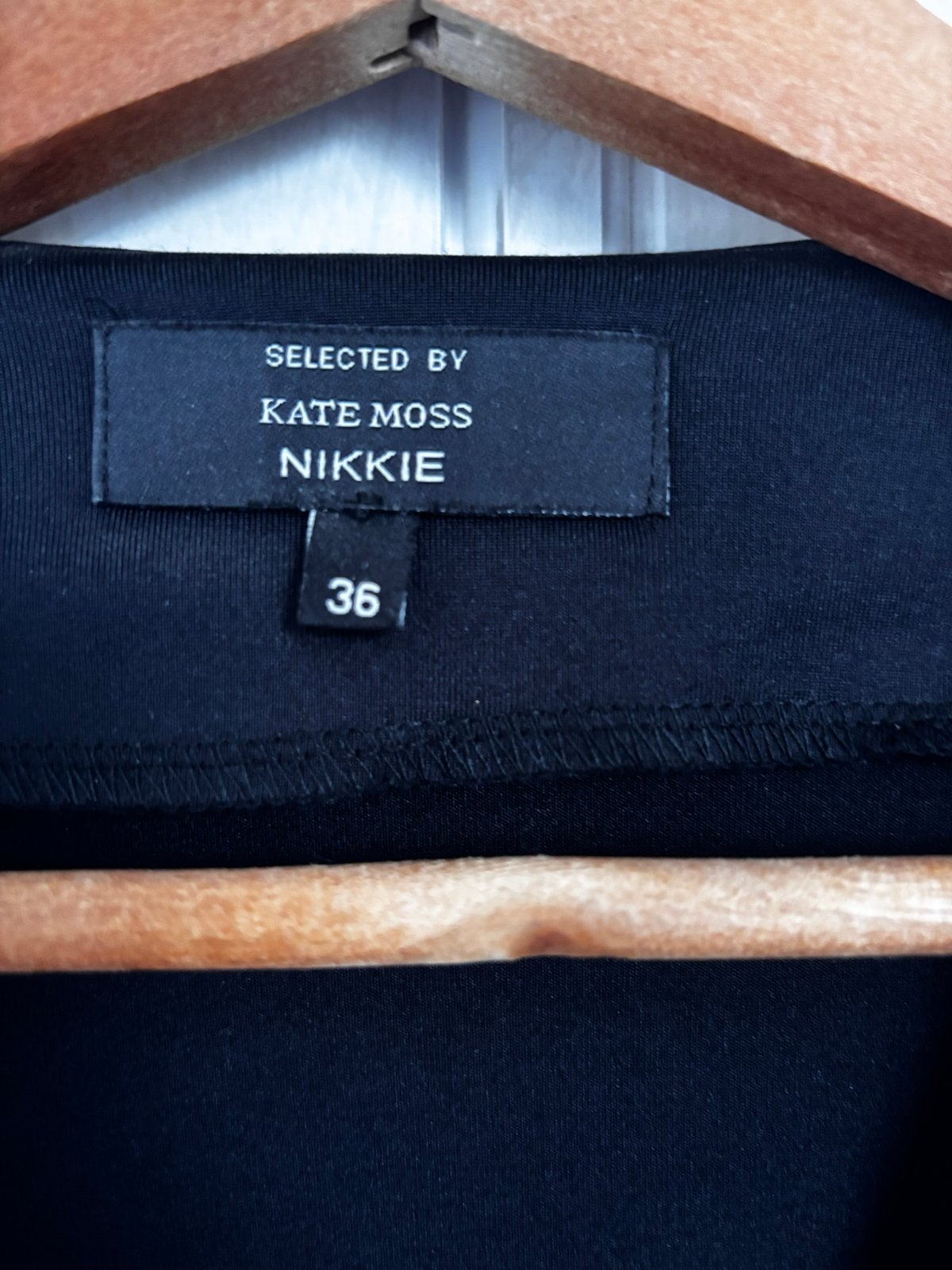 Nikkie by Kate Moss Zwart Jurkje Maat 36, Ophalen of Verzenden, Zo goed als nieuw, Maat 36 (S), Zwart