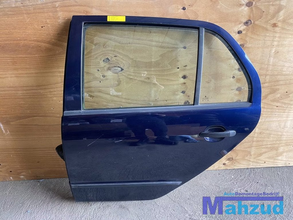 Skoda fabia 1 blauw 9460 Links linker achter deur portier, Auto-onderdelen, Carrosserie en Plaatwerk, Deur, Skoda, Achter, Skoda Auto a.s.