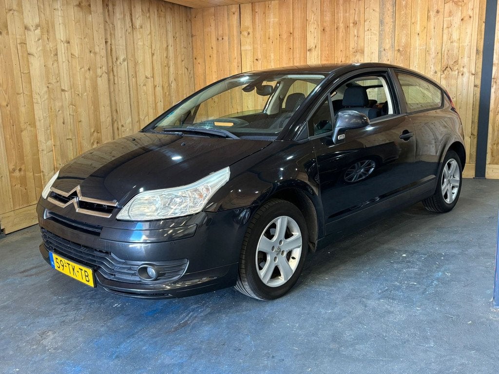 Citroen C4 Coupé 1.6-16V Image 2006 Airco APK 03-2027, Auto's, Citroën, Voorwielaandrijving, 4 cilinders, Zwart, 1587 cc