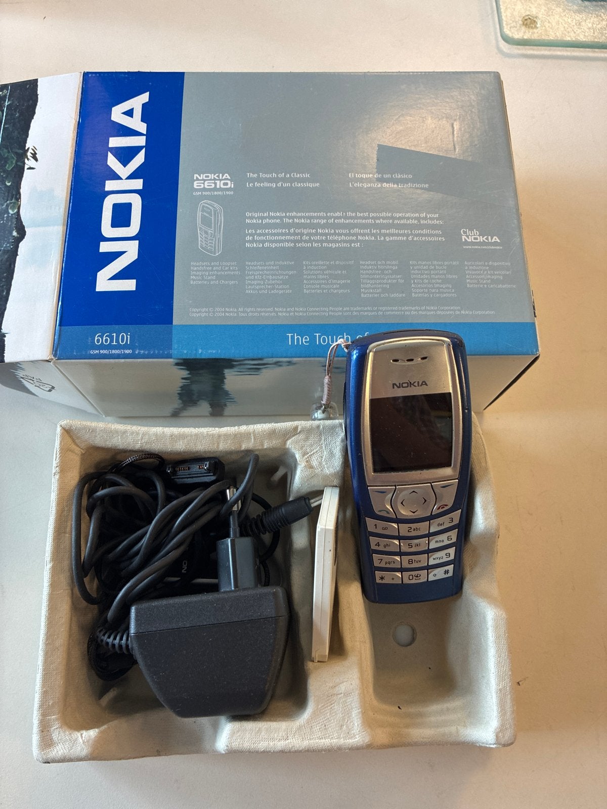 Nokia 6610i - Klassieke Mobiele Telefoon met Doos, Telecommunicatie, Mobiele telefoons | Nokia, Ophalen, Blauw, Fysiek toetsenbord