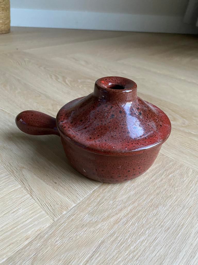 Keramiek stoofpannetje vintage, Huis en Inrichting, Keuken | Potten en Pannen, Overige materialen, Overige typen, Ophalen of Verzenden