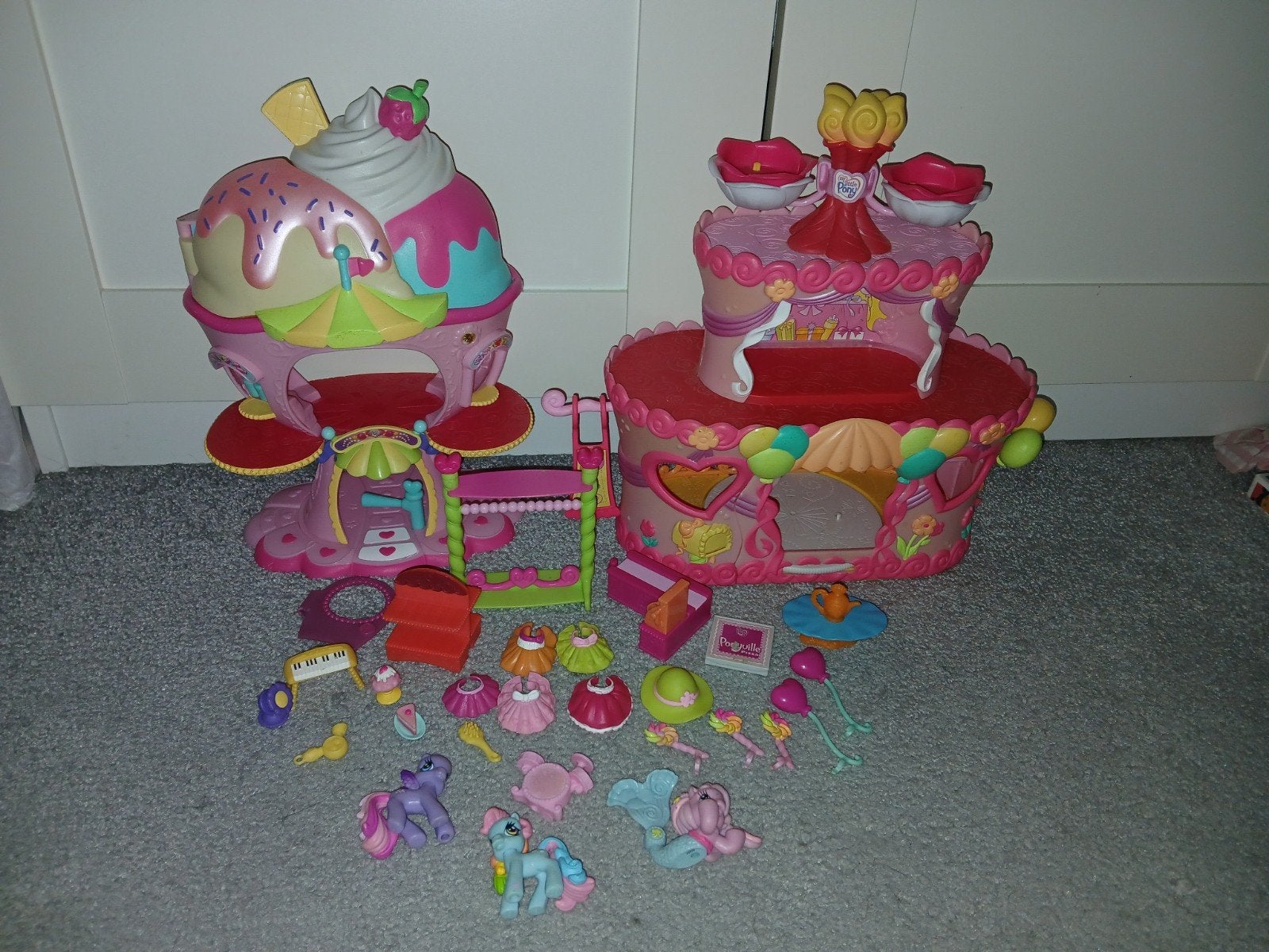 Ponyville set, Ophalen of Verzenden, Gebruikt