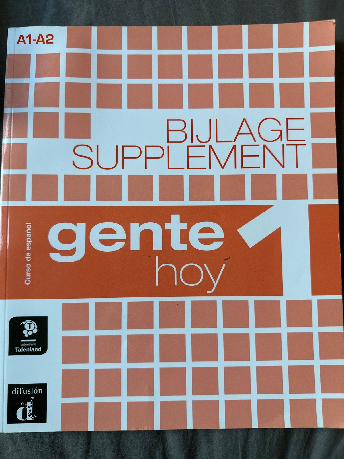 Gente hoy 1 Bijlage Supplement A1-A2 Spaans cursusboek, Boeken, Ophalen of Verzenden, Zo goed als nieuw, Non-fictie