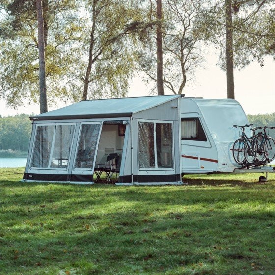 Thule Veduta Front 4M25 voortent voor caravan, Ophalen, Gebruikt